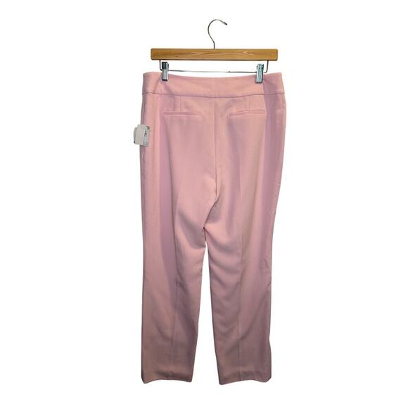 Kasper Harlow Stretch Crepe Dress Pants Women’s 8 Pink NWT Slim Straight Leg - Picture 6 of 13